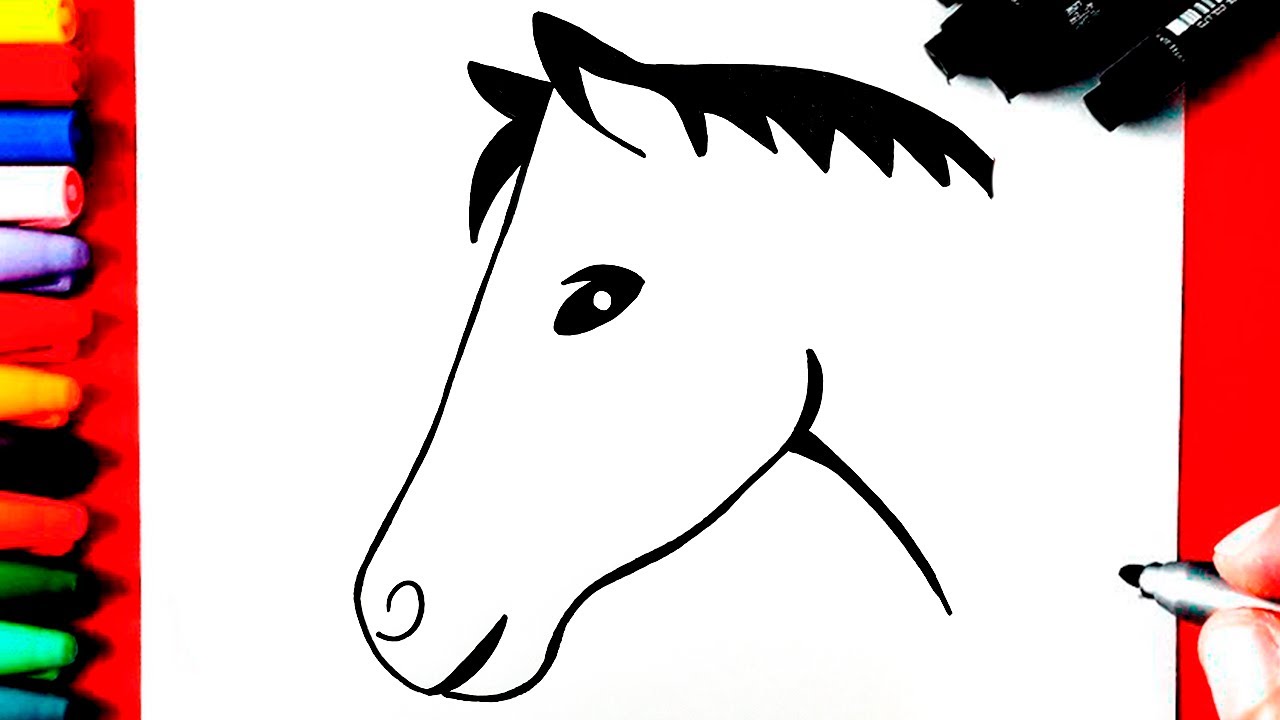 COMO Desenhar um CAVALO MUITO FÁCIL