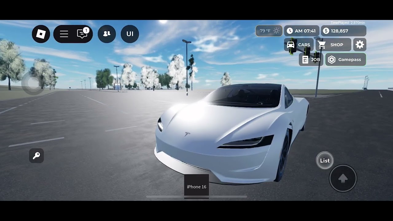 Tesla Roadster Space X no battery dead in APS