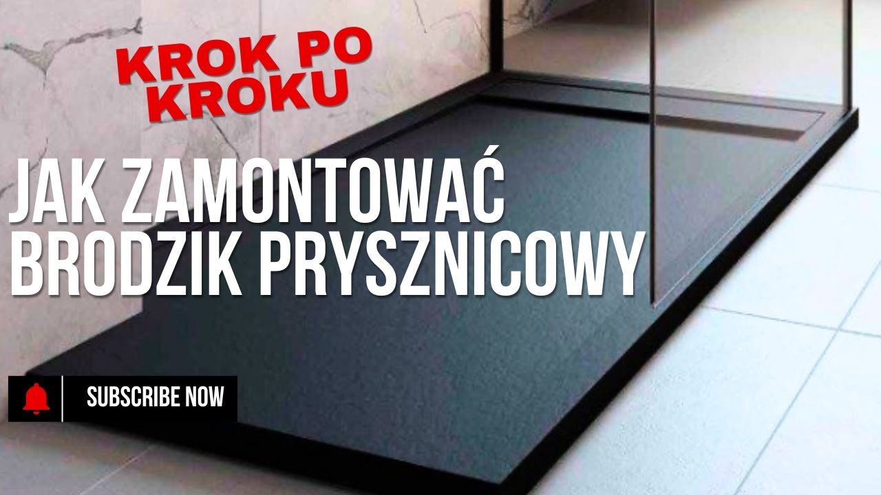 Jak zamontować brodzik prysznicowy? Krok po kroku – Poradnik z budowy