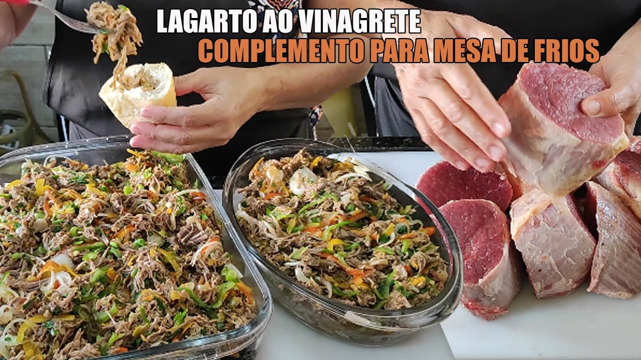 LAGARTO SALADA FRIA - RECEITAS DA ROSA
