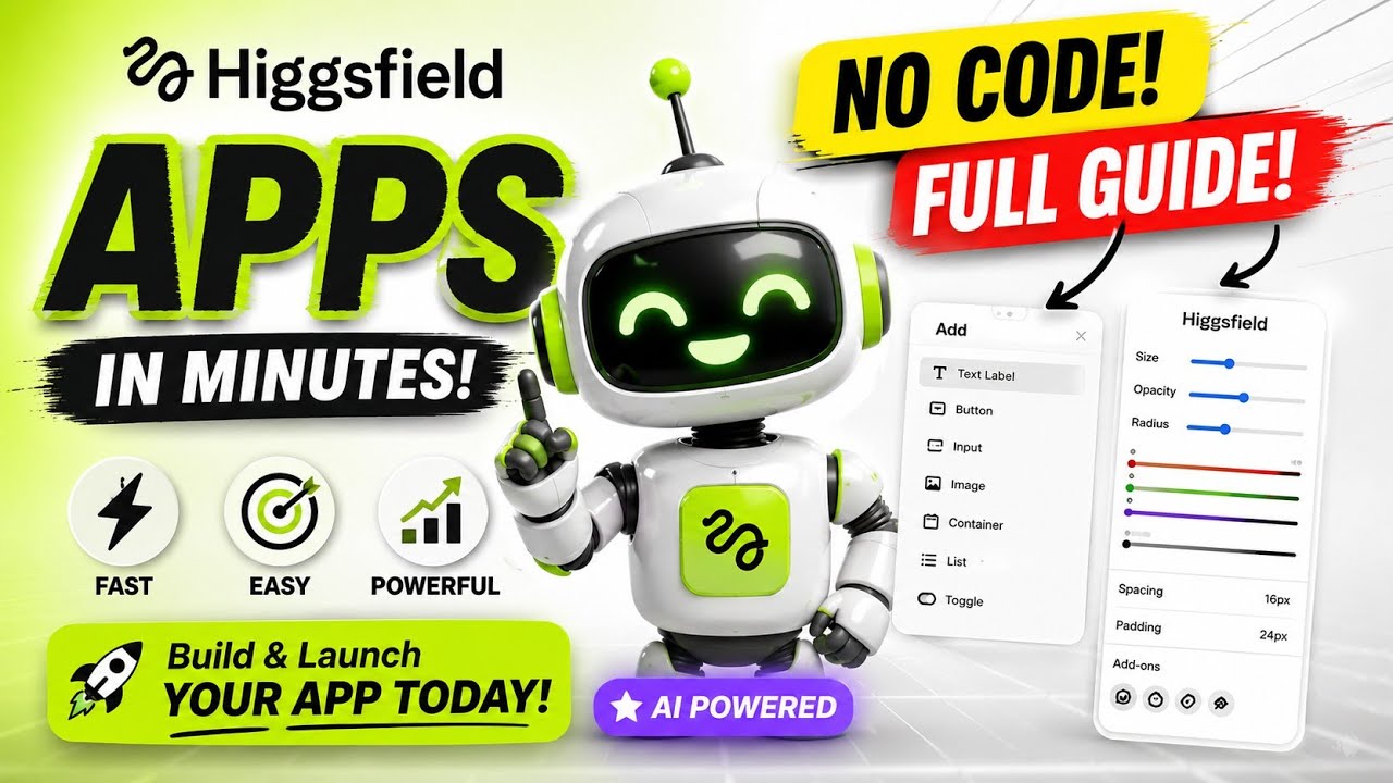 Higgsfield APPS is INSANE 🤯 Build AI Apps in Minutes (Full Fable 5 Tutorial)