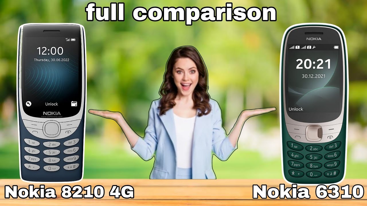 Nokia 8210 4G V'S Nokia 6310