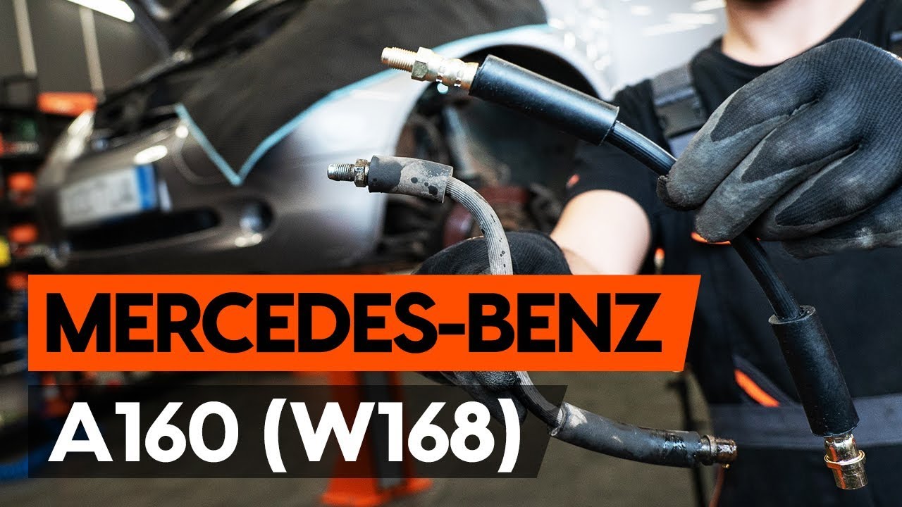 Como substituir flexível de travão no MERCEDES-BENZ A160 1 (W168) [TUTORIAL AUTODOC]