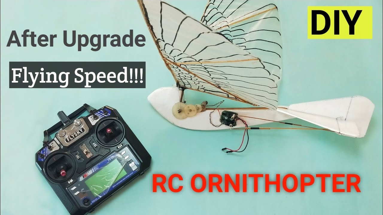 My 1st Rc Ornithopter Restoration & Upgrade #rcornithopter #ornithopter #howtomakeornithopter