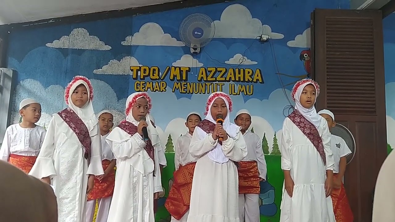 Penutupan pengajian tpq az Zahra 2026 menyambut bulan ramadhan. 