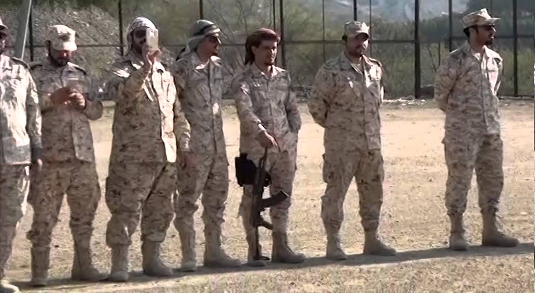 زيارة قبائل سنحان للقوة المرابطة في الربوعة على الحد الجنوبي