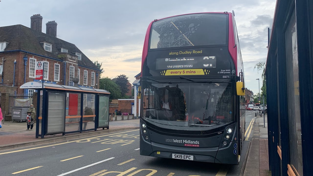 Route 87 to Birmingham- Dudley bus station to Burnt tree island 19/6/2022