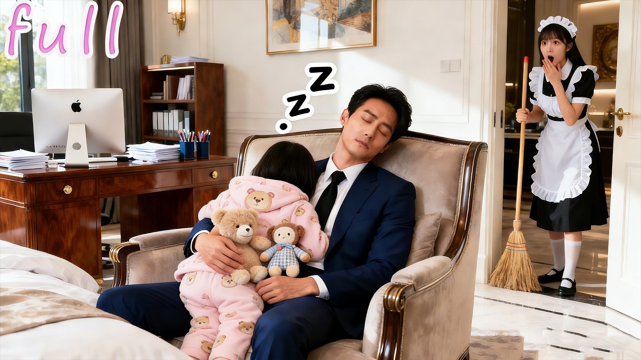 woman brings this person to nanny interview.This person sneaks into CEO's room for nap.Love begins