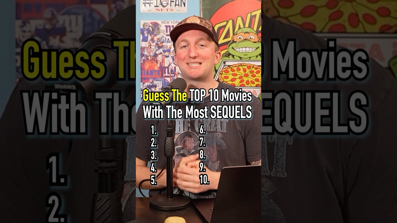 Top 10 Movies With The Most Sequels! Any Surprises? #shorts #top10 #guessinggame #avengers #movie