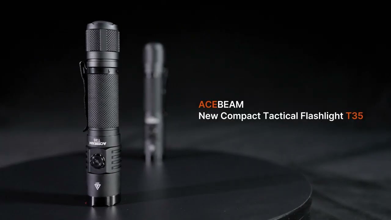 New ACEBEAM T35 Tactical Flashlight - Max 1900 Lumens, 380 Meter Distance!
