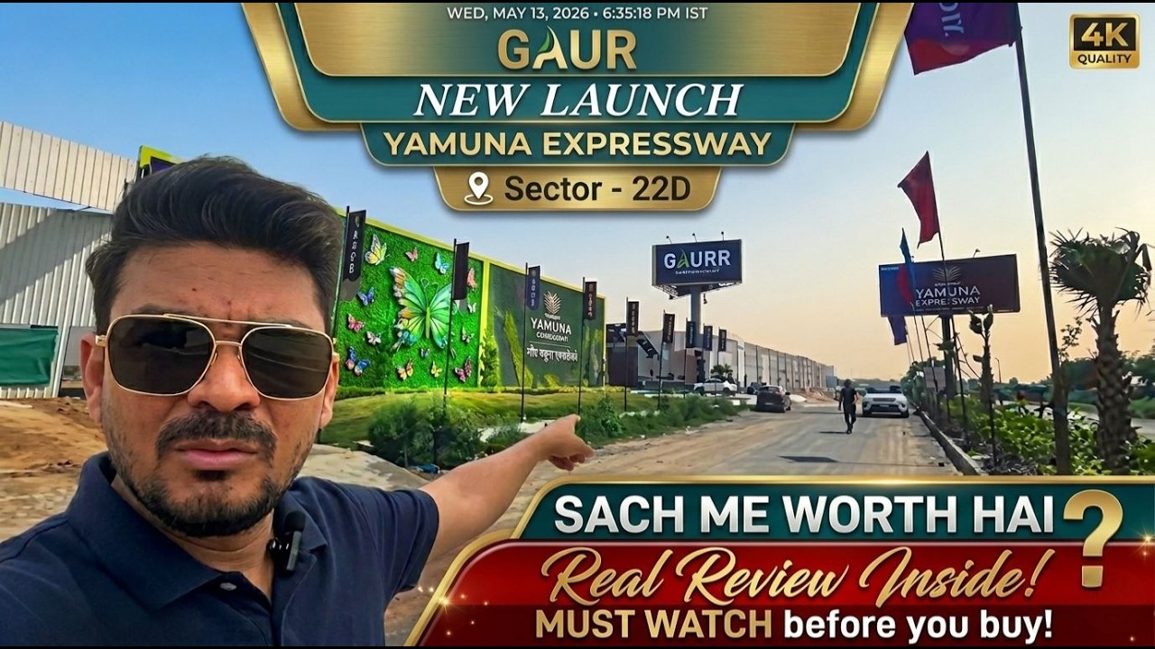 Jewar Airport Ke Pass New Luxury Project 😱 Gaur Chrysalis 2.0 🔥