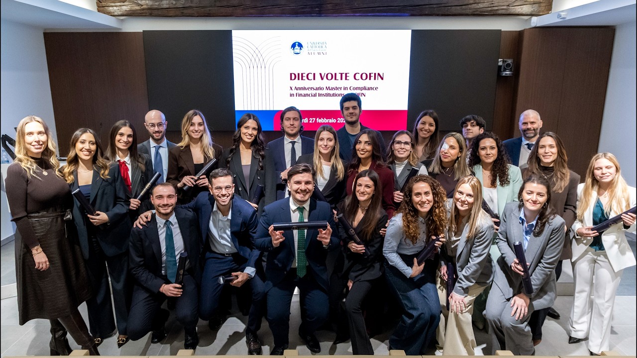 X Anniversario Master in Compliance in Financial Institutions – COFIN