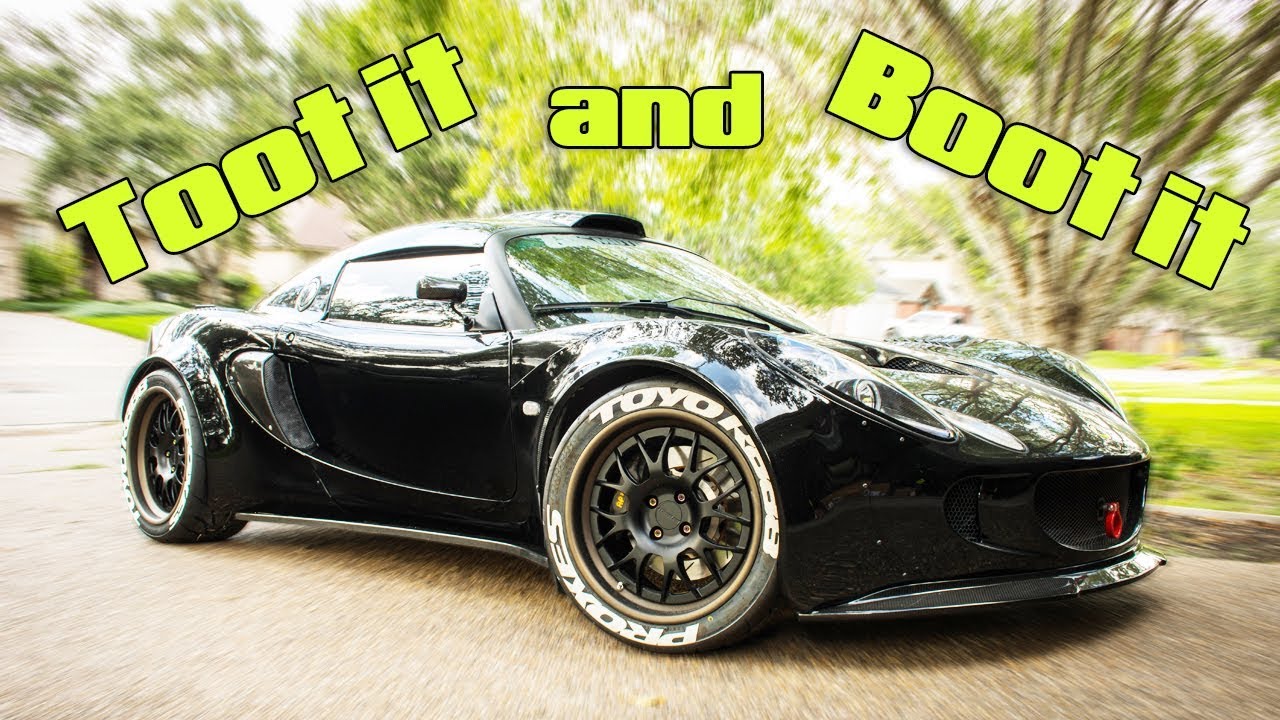 Installing the side scoops and sills on the Exige!