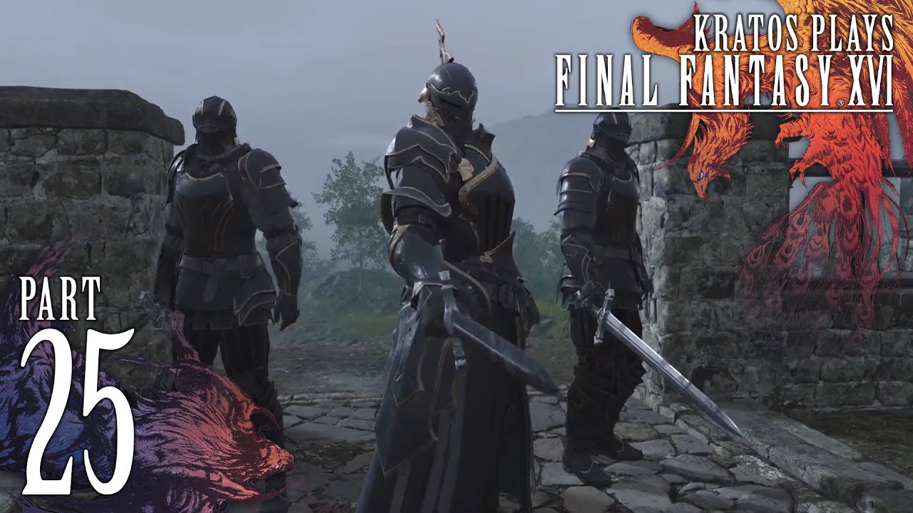 Final Fantasy 16 с Кратосом. Часть 25: Чёрные Щиты!