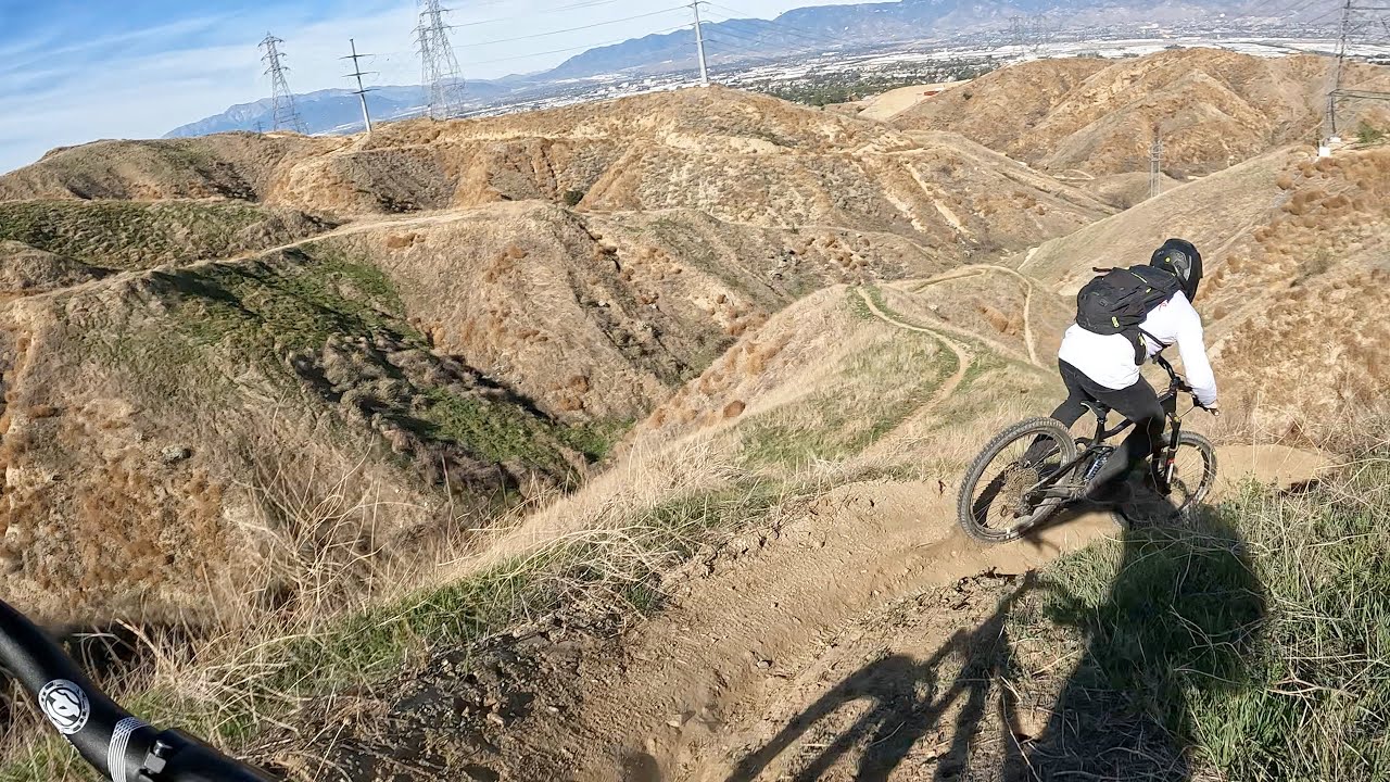 We love this place!!!  Hulda Crooks MTB Trails: Pinball, Lockdown and jump line. Loma Linda CA
