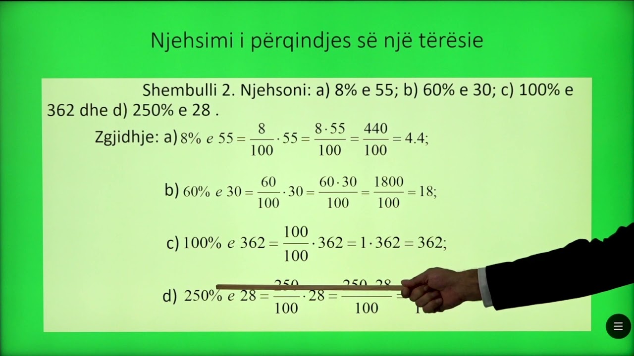 6 02 057 - Java 15 - Matematikë - njehsimi i përqindjes së një tërësie