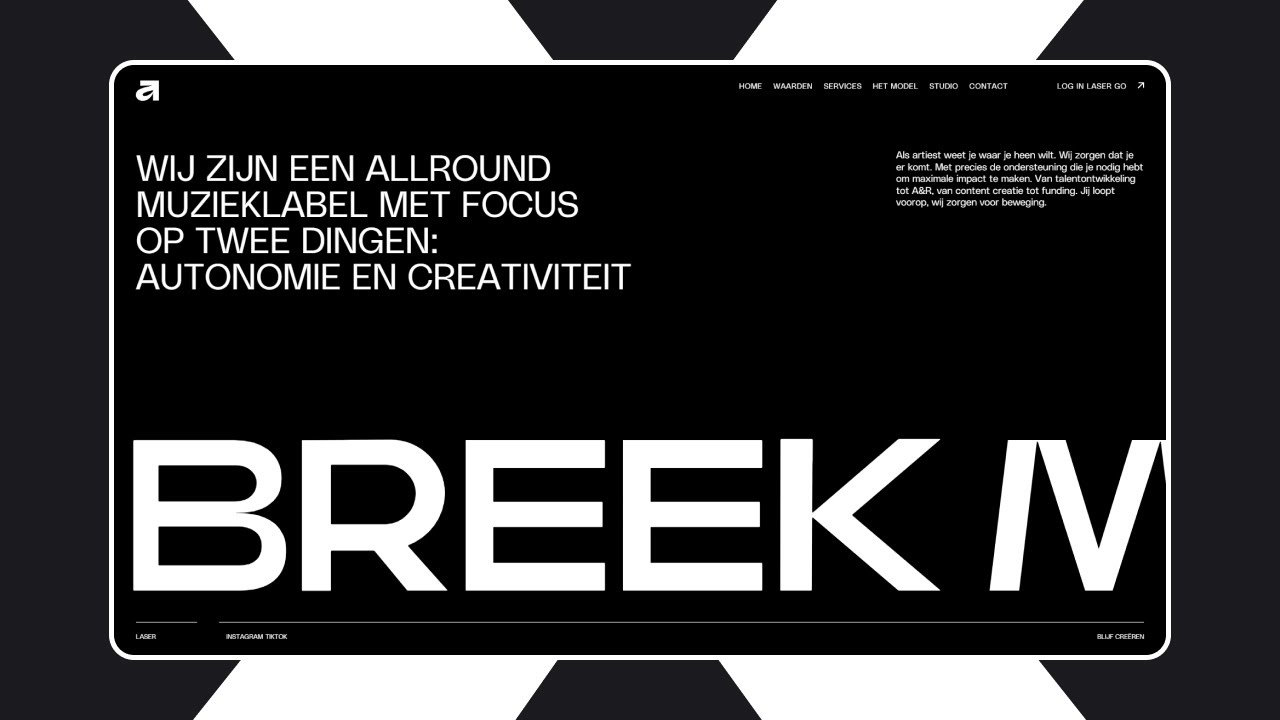 Creative Landing Page With Horizontal Scrolling Animation | Interactive Smooth Section Scrolling