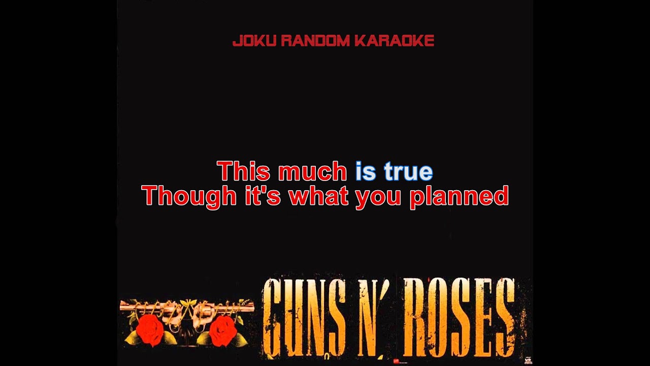 Guns N' Roses - Street Of Dreams [Karaoke]