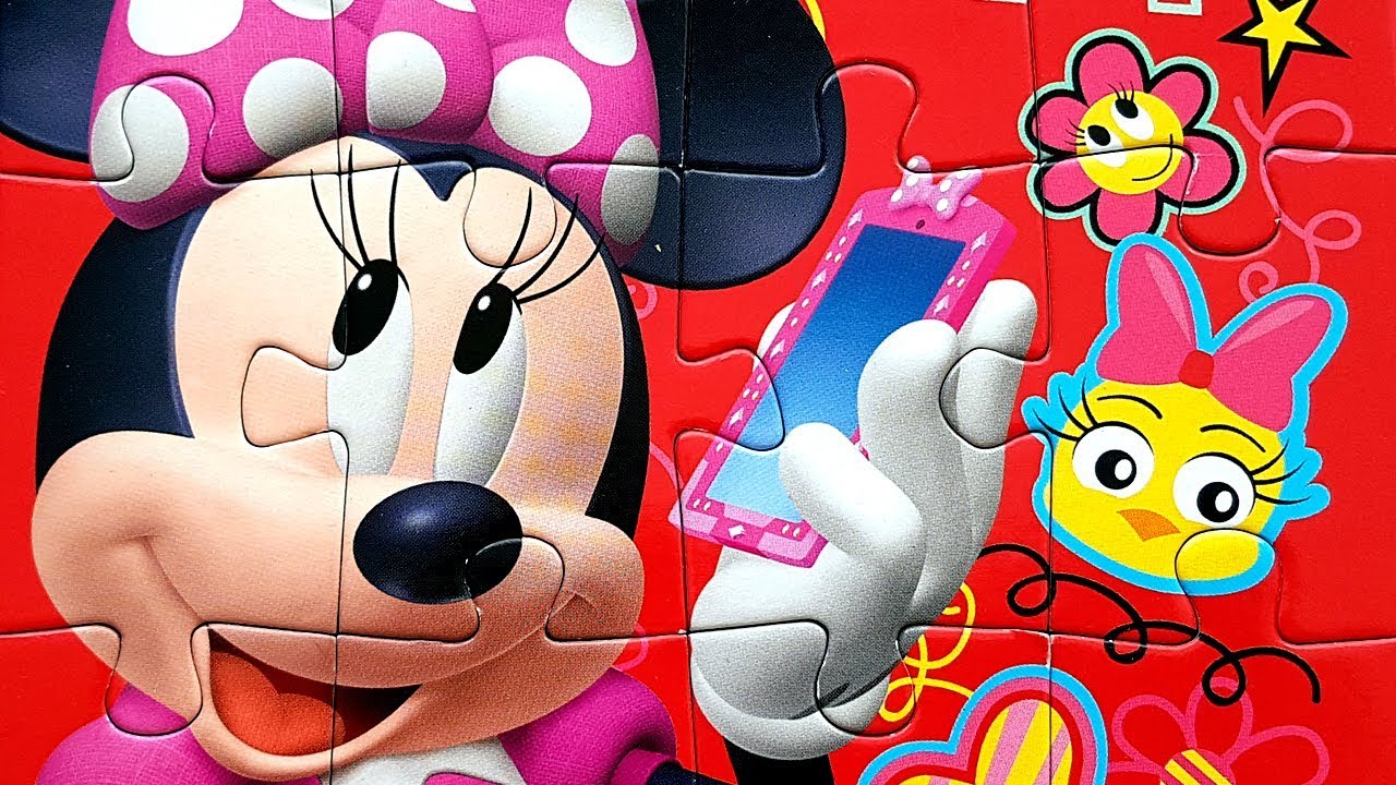 Minnie Mouse Disney PUZZLE Games for kids Minnie Mouse and Daisy Jigsaw Puzzles