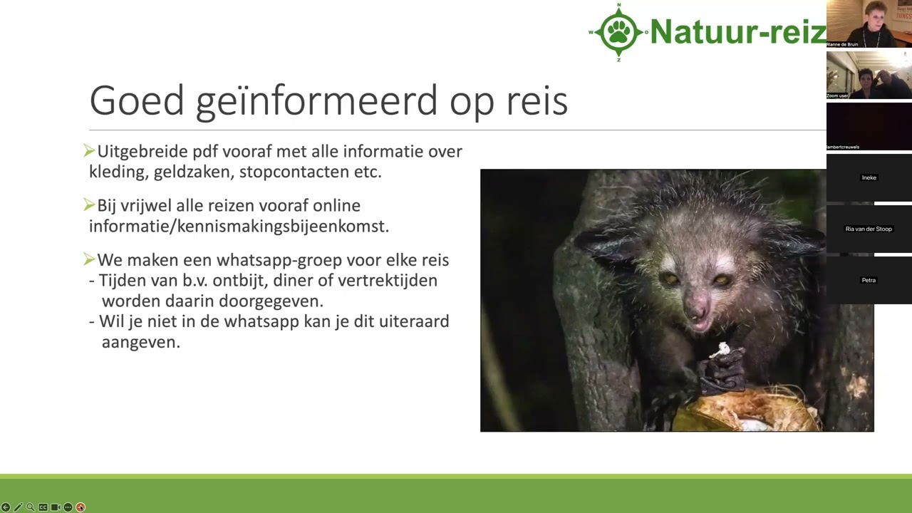 Presentatie Natuurreis Madagaskar 2026/2027