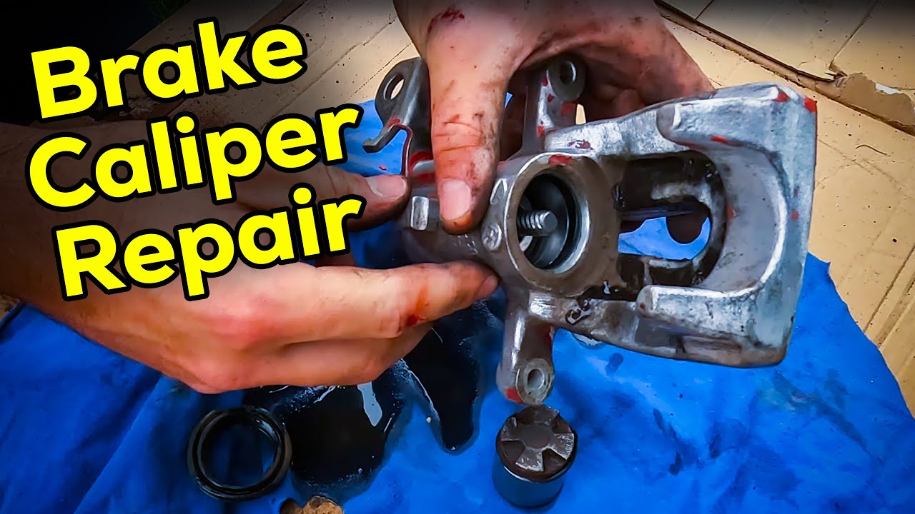 How To Rebuild a Brake Caliper | Repair Stuck Handbrake Renault Clio R.S. EDC