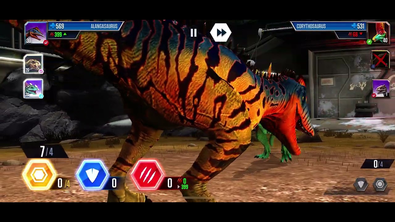 day 1 of reaching to my goal of getting the indom raptor gen 1 #jurassicworldthegame 