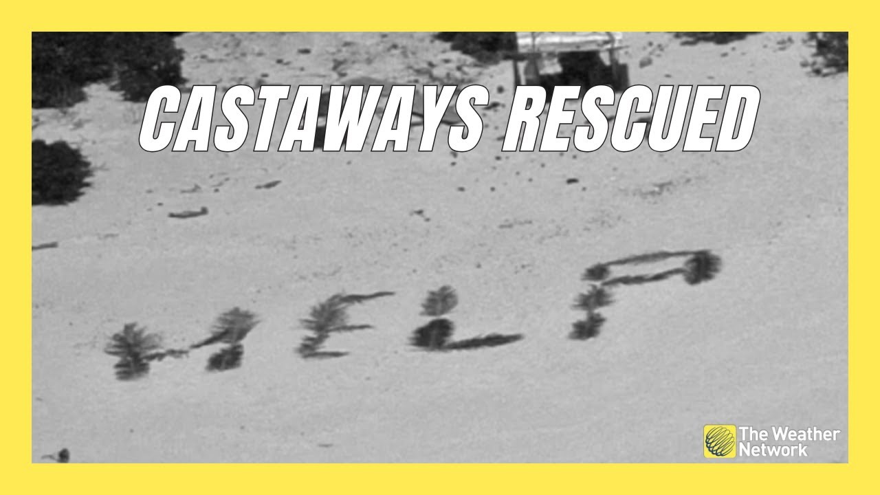 Giant ‘HELP’ Sign Written on Beach Leads To Rescue From Desert Island