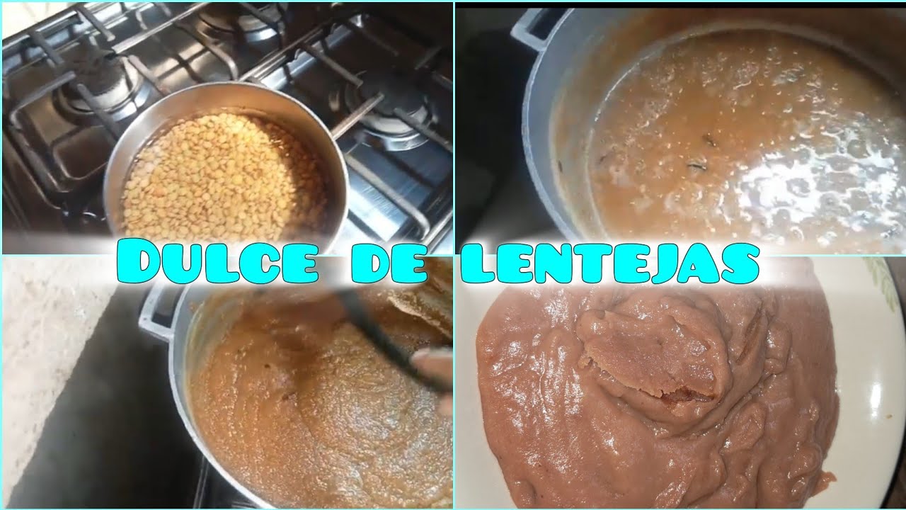 COMO HACER DULCE  DE LENTEJAS //El  PASO A PASO 😋💯👏