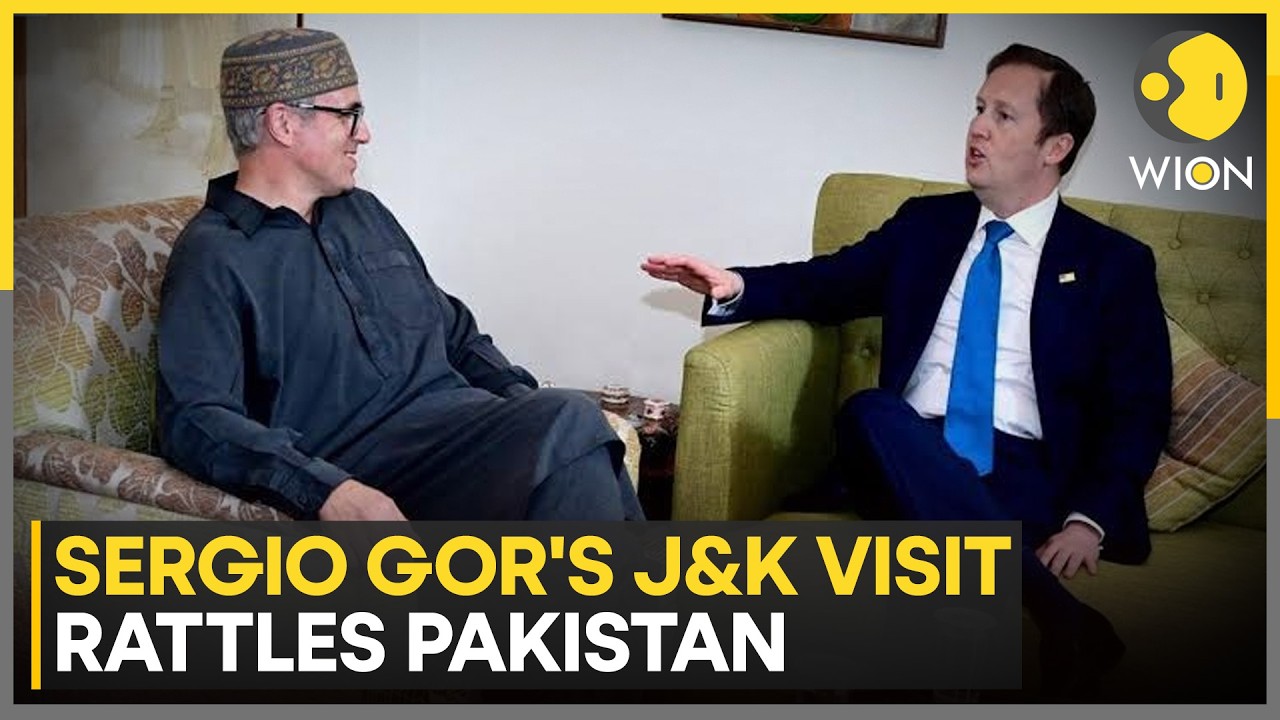 Sergio Gor&rsquo;s J&K Visit Rattles Pakistan, Kashmir Remark Sparks Diplomatic Row | WION News