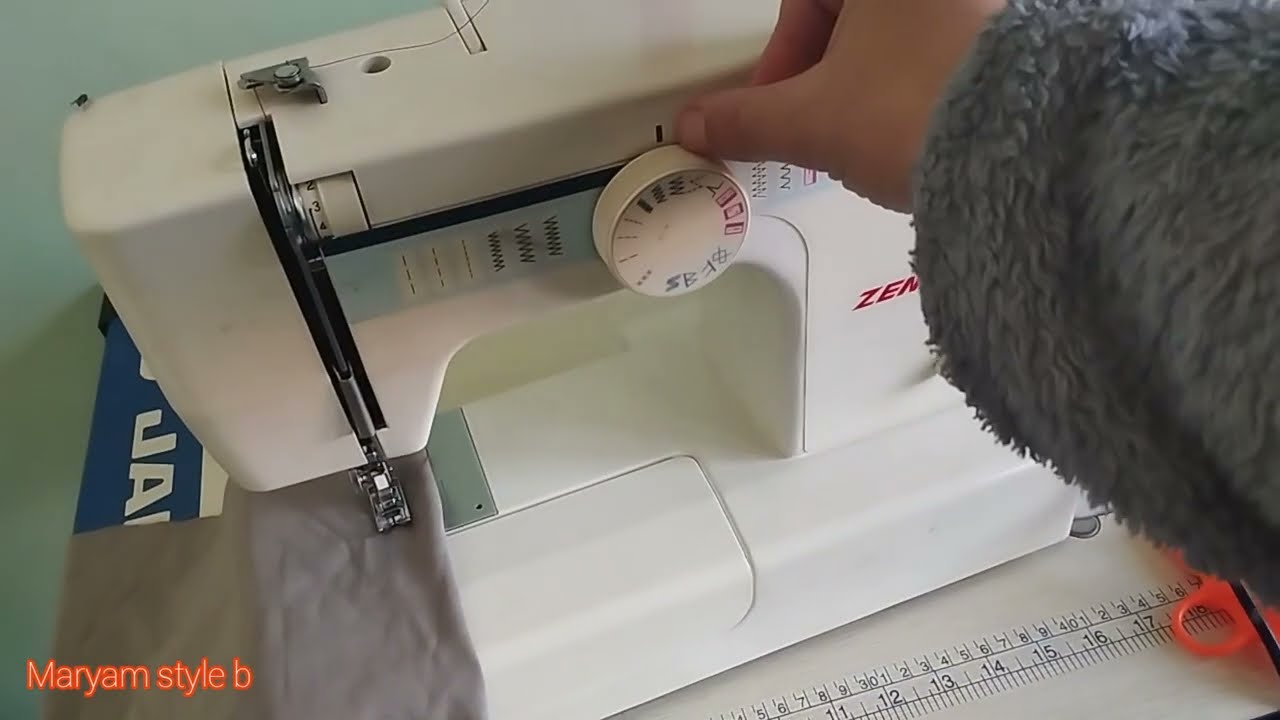 طريقة استخدام آلة خياطة من نوع . . .ZENITH.