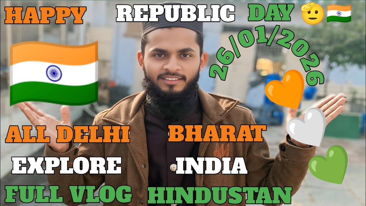 26/01/2026 republic Day is vlog main pure Delhi ko explore karenge 😱🇮🇳🇮🇳🫡