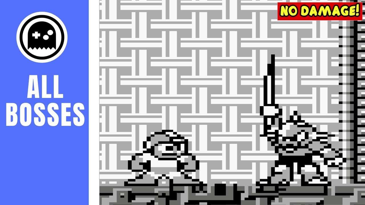 Mega Man Dr. Wily's Revenge (GB) - All Bosses - (No Damage)