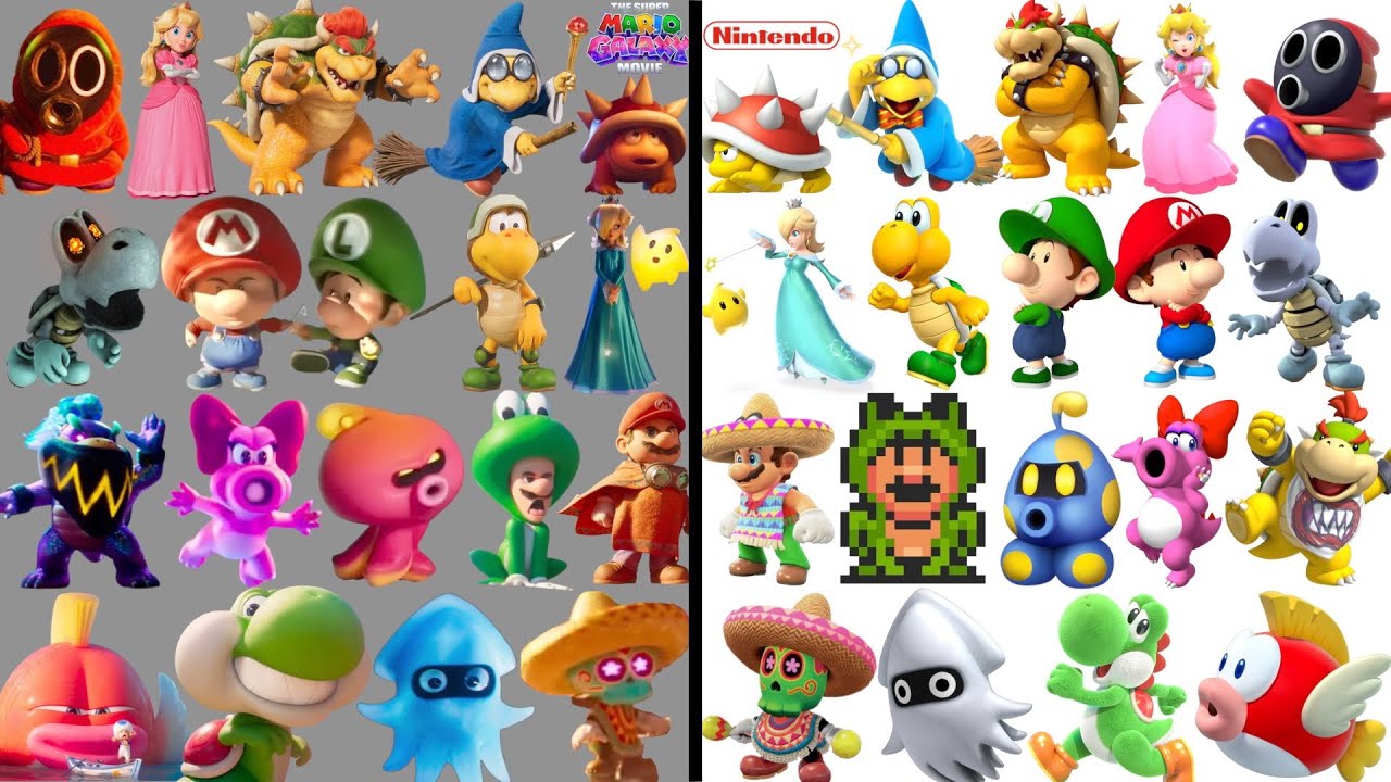 Every New Character and Power-up in The Super Mario Galaxy Movie vs Nintendo Games