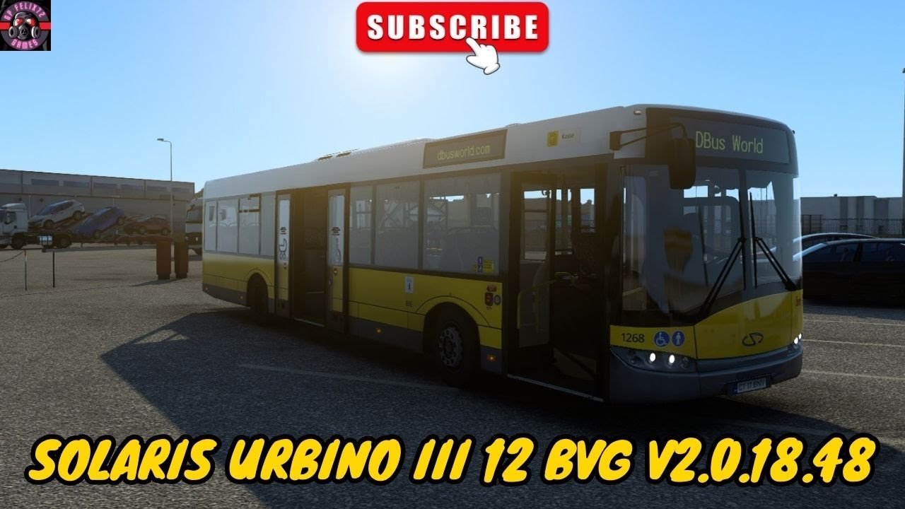 Solaris Urbino III 12 BVG - Euro Truck Simulator 2 Mod 1.48