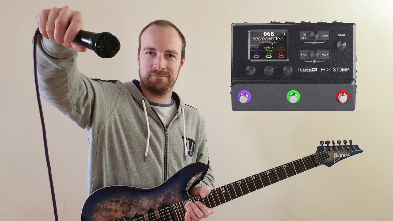 How to use a guitar and mic with the HX Stomp