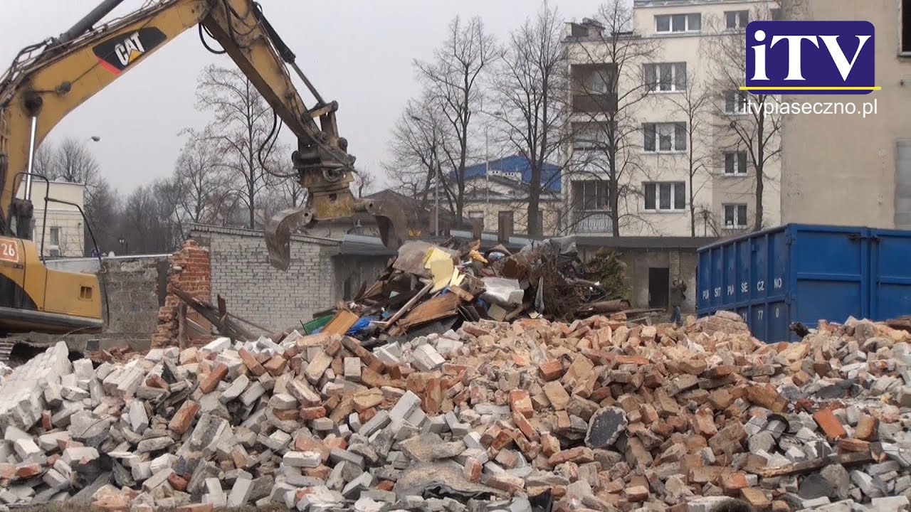 Rozbiórka budynków przy ul. Nadarzyńskiej
