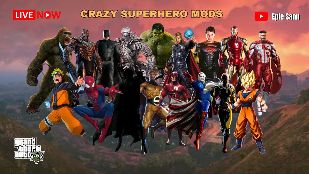 GTA 5 - SUPERHERO MODS - PART 219.