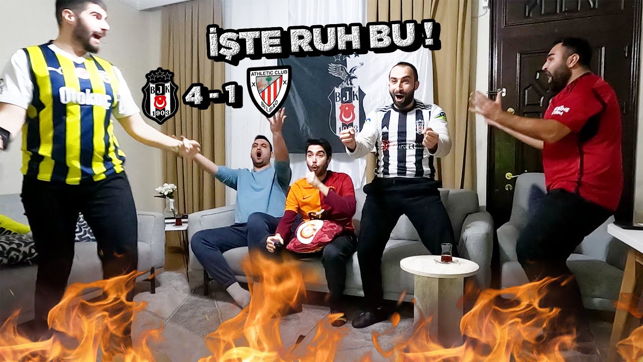 beşikTAŞ GİBİ OYNADIK ! BEŞİKTAŞ - ATHLETIC CLUB TEPKİ VİDEOSU ! #beşiktaş