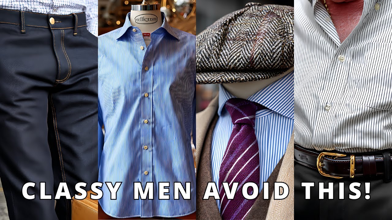 15 Things Men With Class Over 40 NEVER Wear! | Mature Style Guide ⛔👖