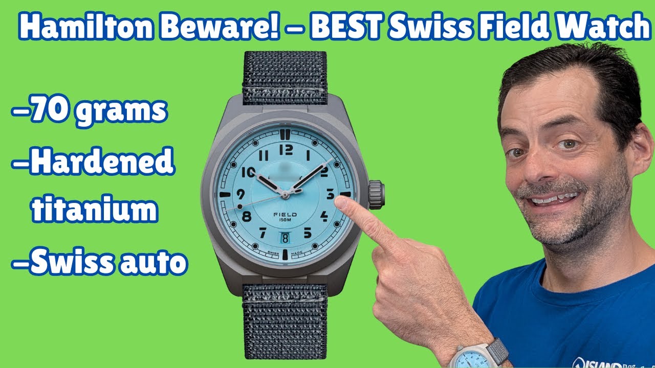 This Titanium Formex Field Watch is the Best Swiss option watch under $1000