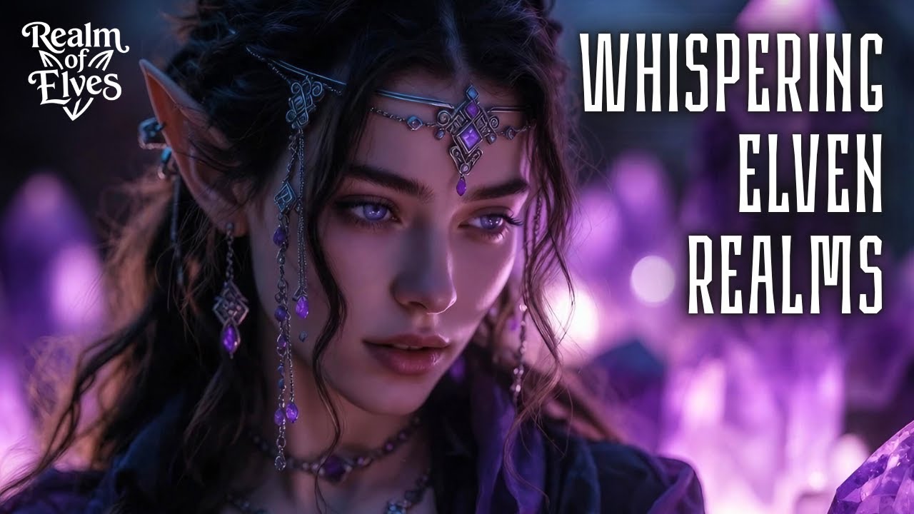 Whispering Elven Realms | 1 Hour Fantasy Instrumental Music for Sleep & Dreams