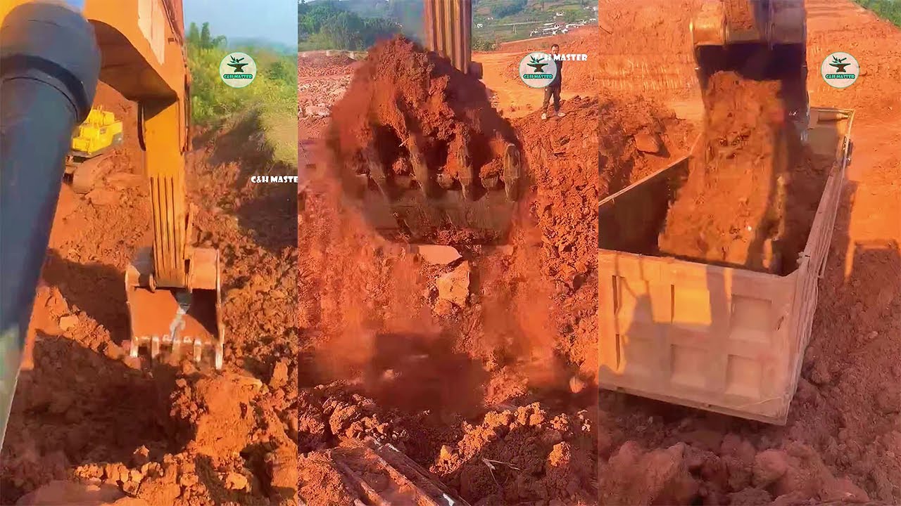 The Process Of Soil Excavation And Transportation P1361