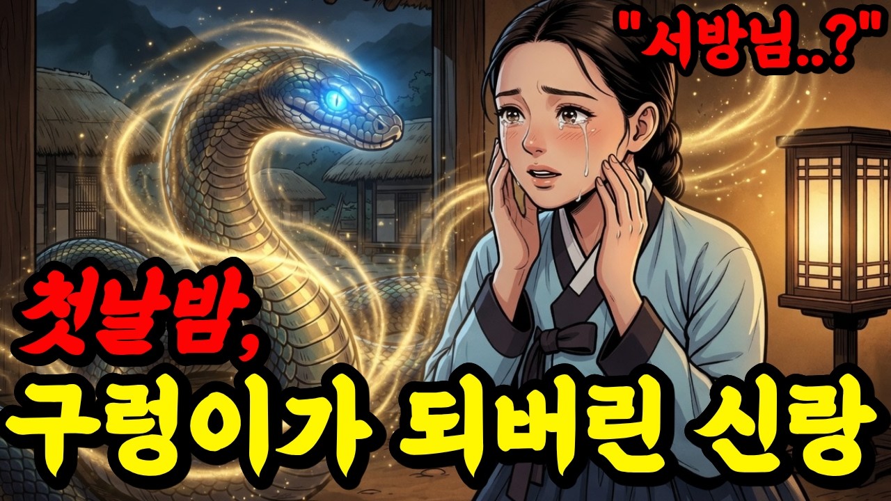 첫날밤 신랑이 사라지고 거대한 황금 구렁이로 변해버린 기막힌 사연 | 야담 | 민담 | 옛날이야기 | 오디오북