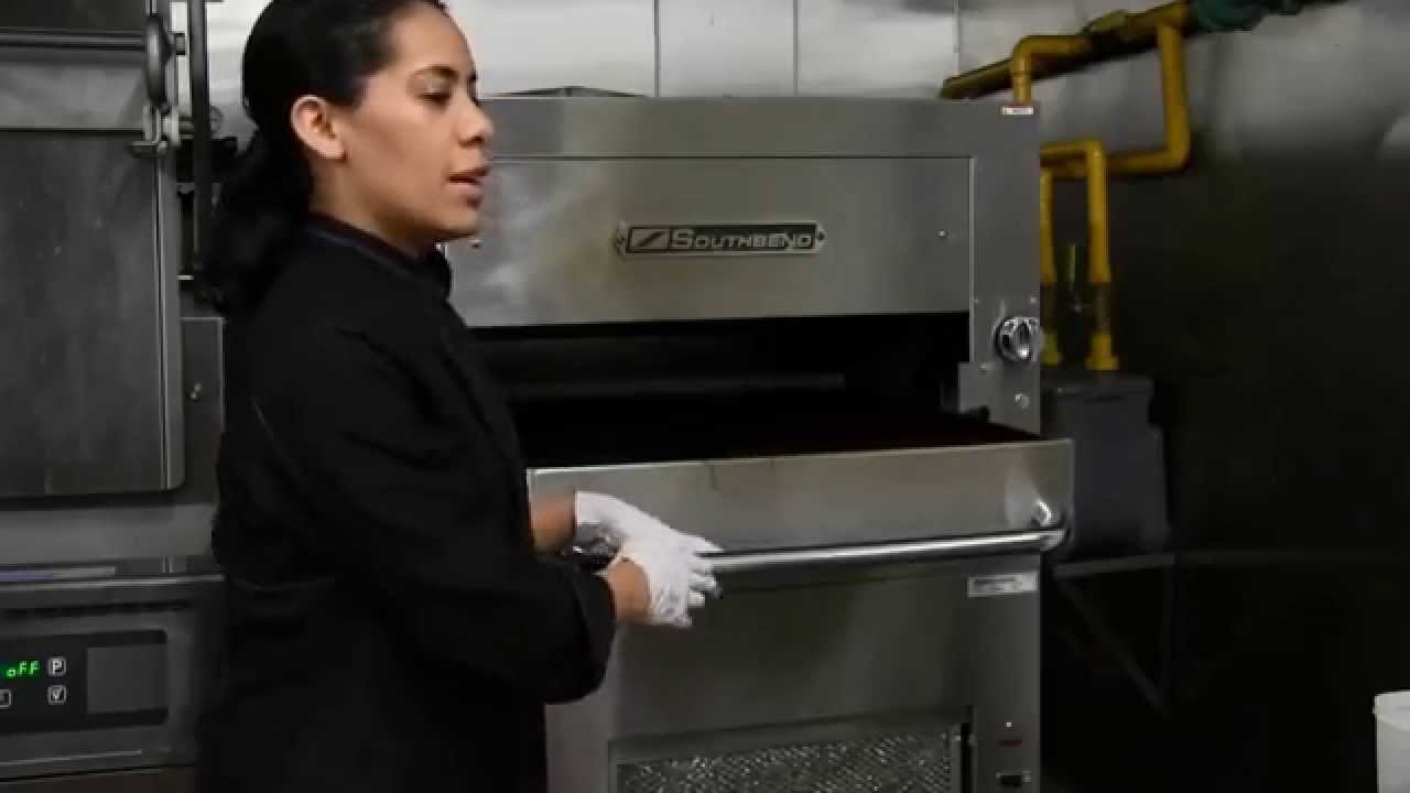 Limpieza Broiler Southbend SB170