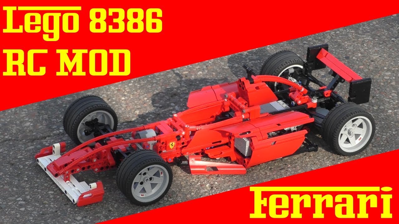 FULL RC LEGO 8386 Ferrari F1 Racer [RC MOD]