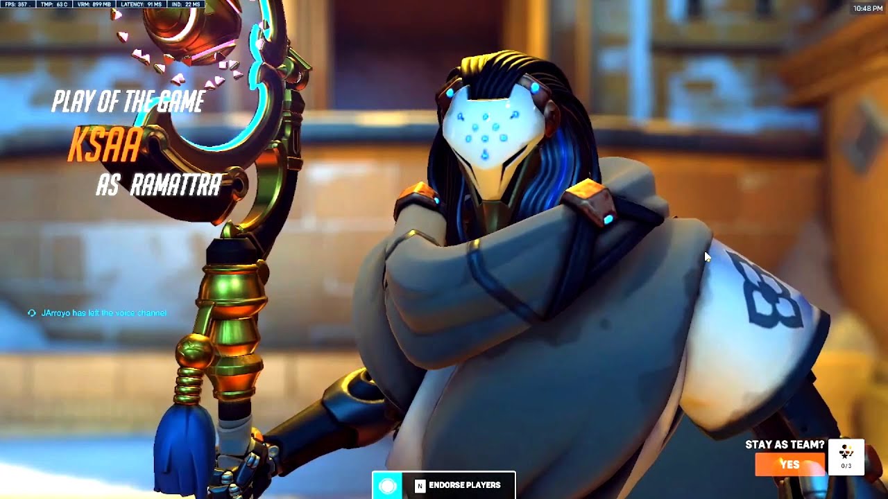 KSAA TOP 100 RAMATTRA GOD? POTG! OVERWATCH 2 TOP 500 SEASON 2