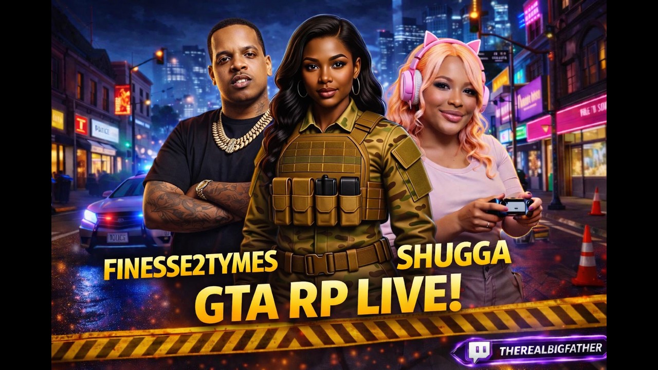 Finesse2Tymes & Shugga GTA RP LIVE 👀 My Experience in Finessing RP City | Server Roleplay Chaos