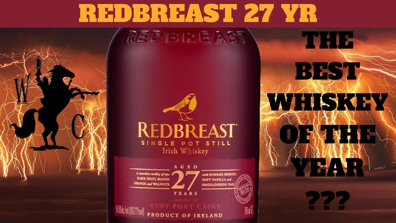 Redbreast 27 Year Single Pot Still Irish Whiskey - The Best Whiskey of the Year?