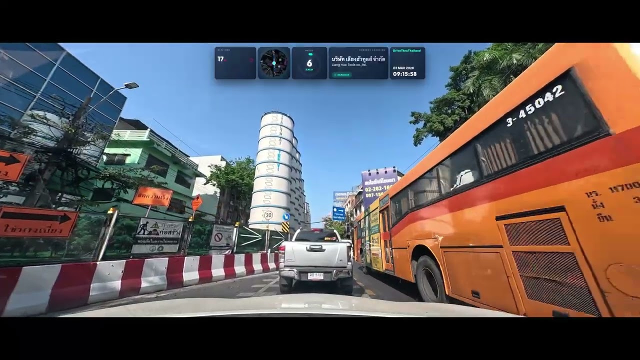 Bangkok Driving ASMR: ประตูน้ำ - ถนนเพชรบุรี - หลานหลวง (Relaxing Drive)