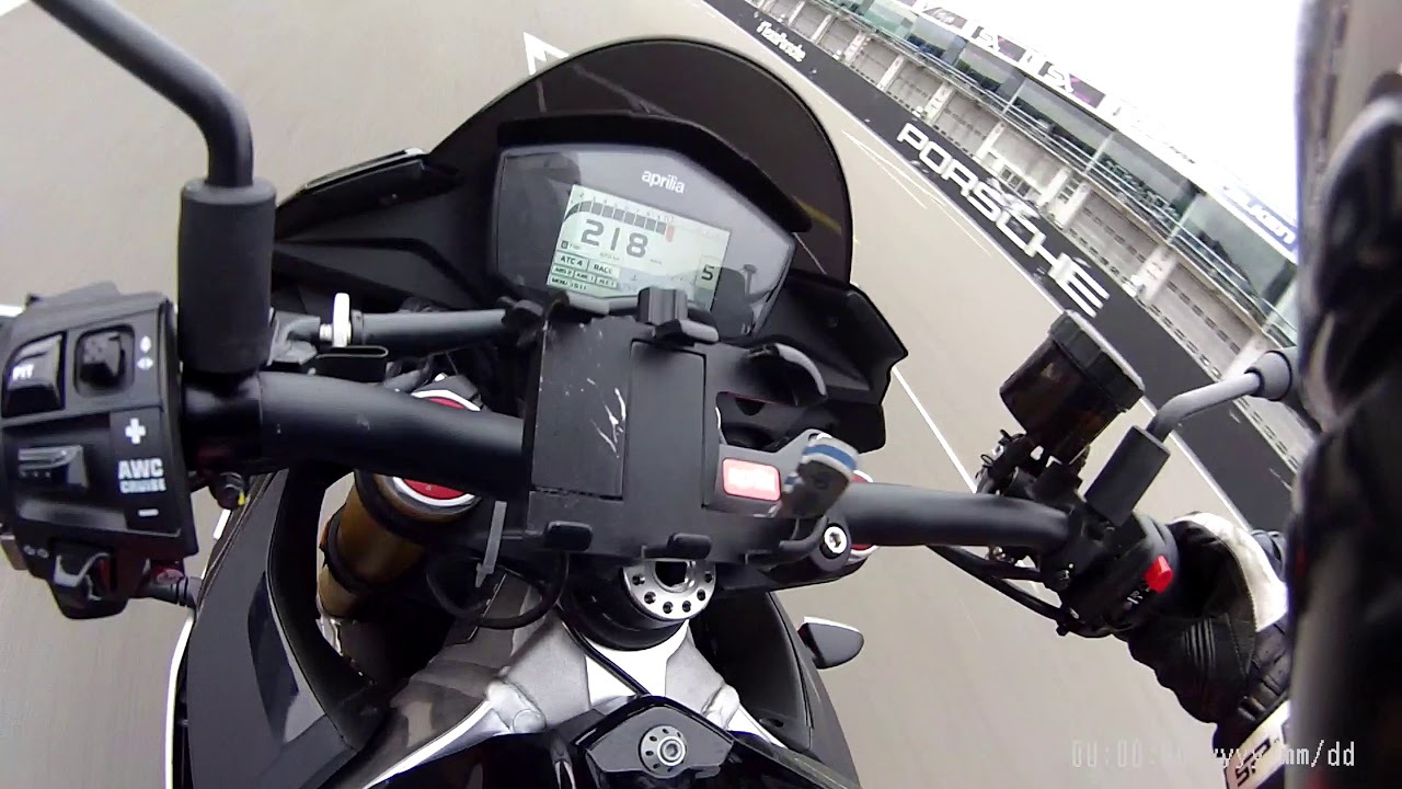 Tuono V4 RR GP Strecke N&uuml;rburgring,Трэк Нюрбург ринг (2 Runde)